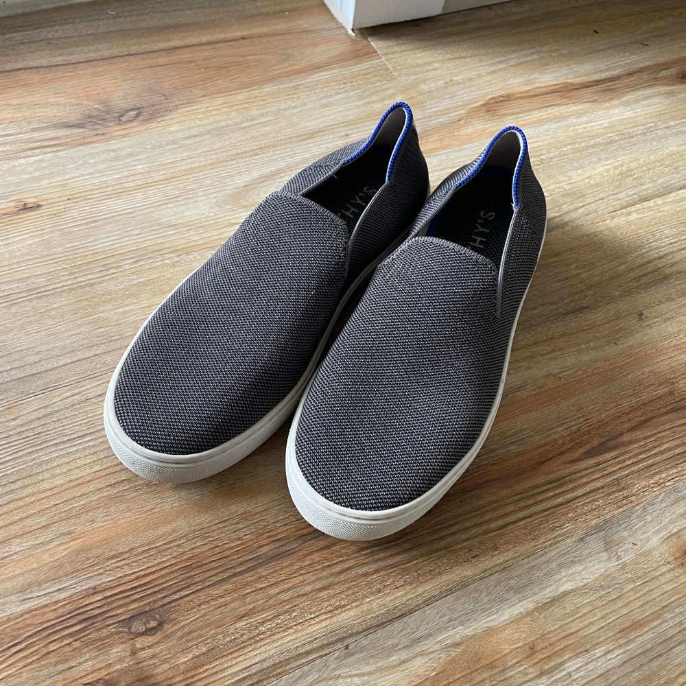 Rothy’s The Sneaker in steel gray size 8 with insoles